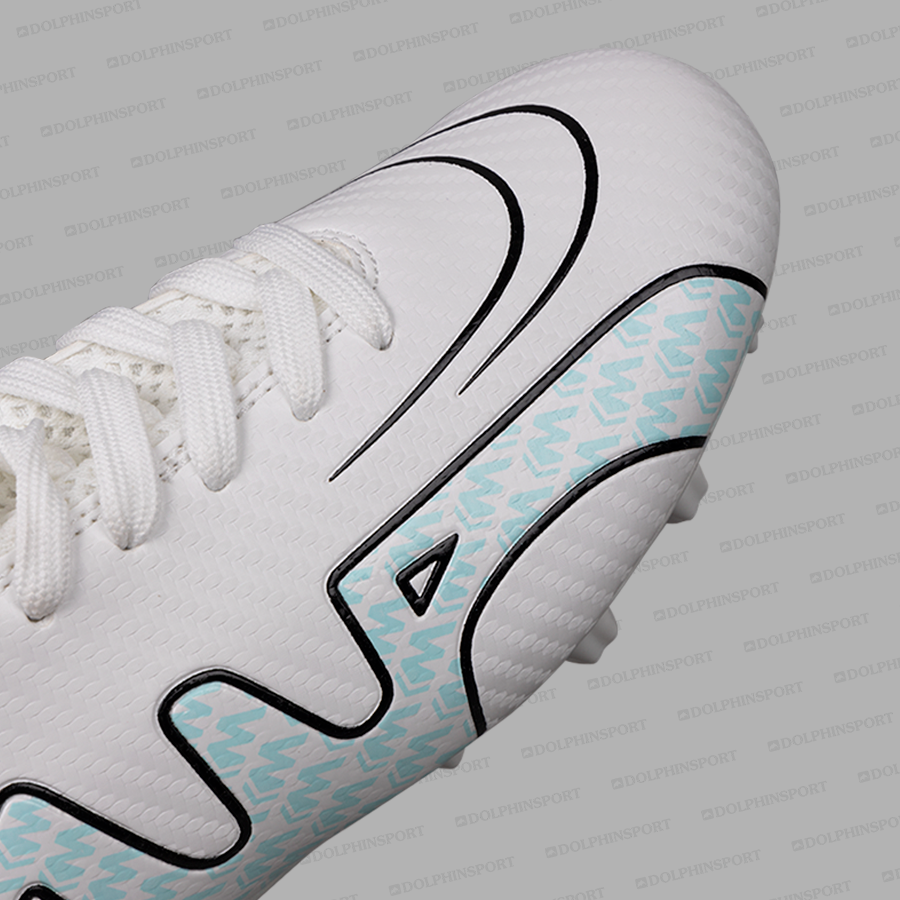 Бутсы футбольные KR-154 бело-бирюзовый