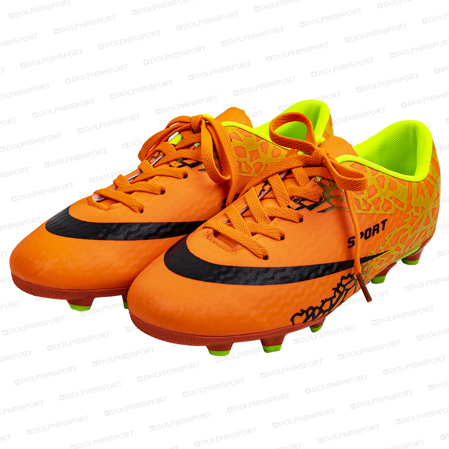 Бутсы футбольные KR-121 оранжевые