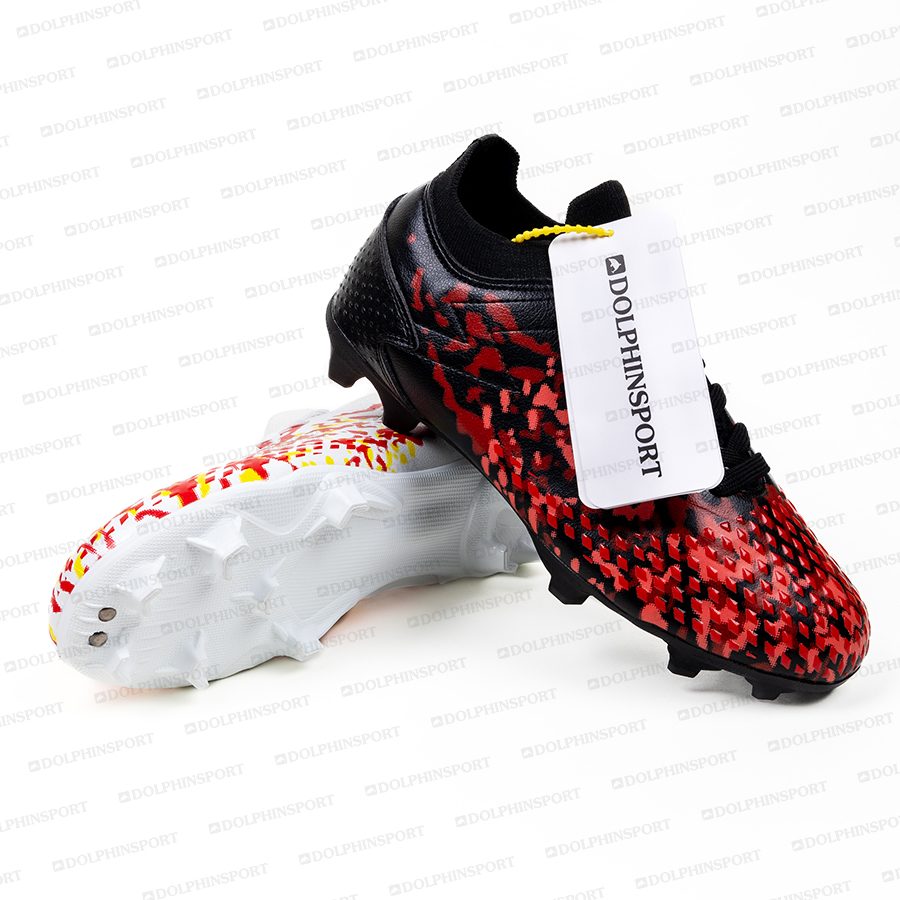 Бутсы футбольные KR-130 белый-черный