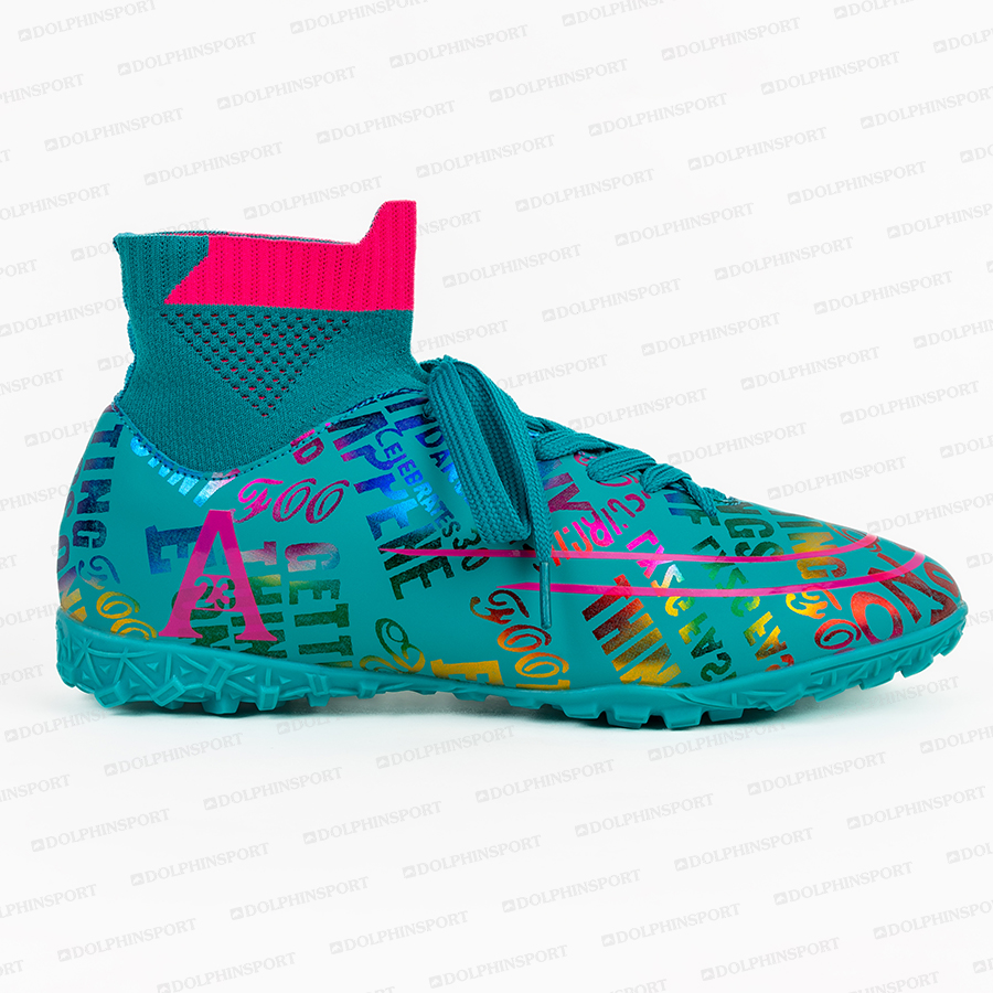 Бутсы футбольные KR-179 бирюзовый