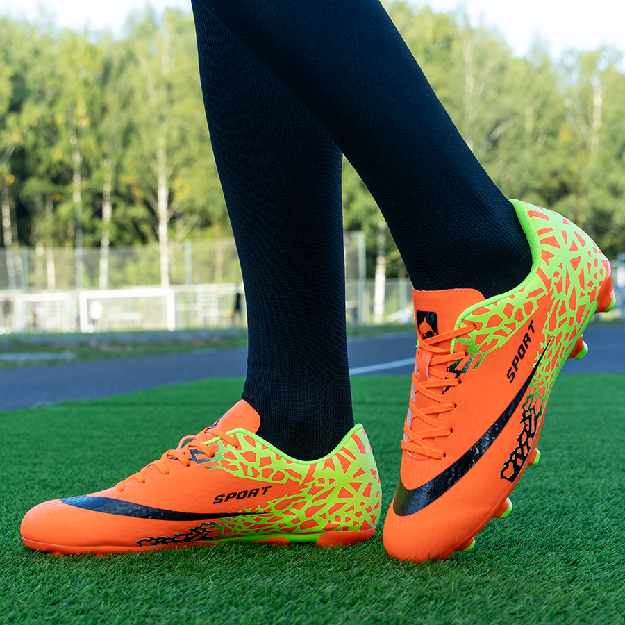 Бутсы футбольные KR-121 оранжевые