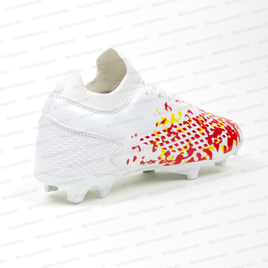 Бутсы футбольные KR-130 белый-черный