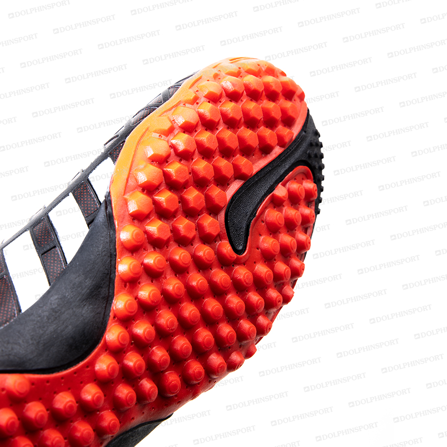 Бутсы футбольные KR-105 красно-черные