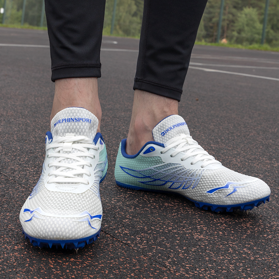 Шиповки KR-203 бело-синие