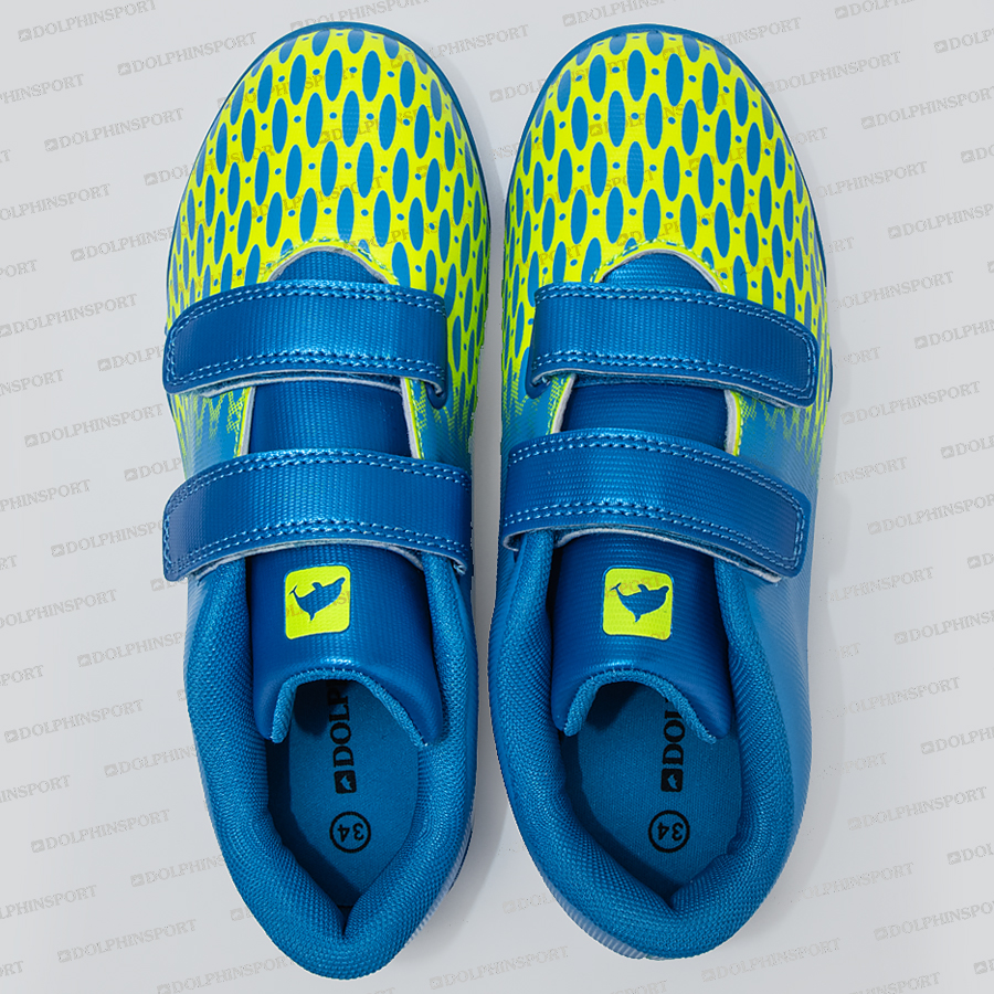 Бутсы футбольные KR-183 сине-зеленый