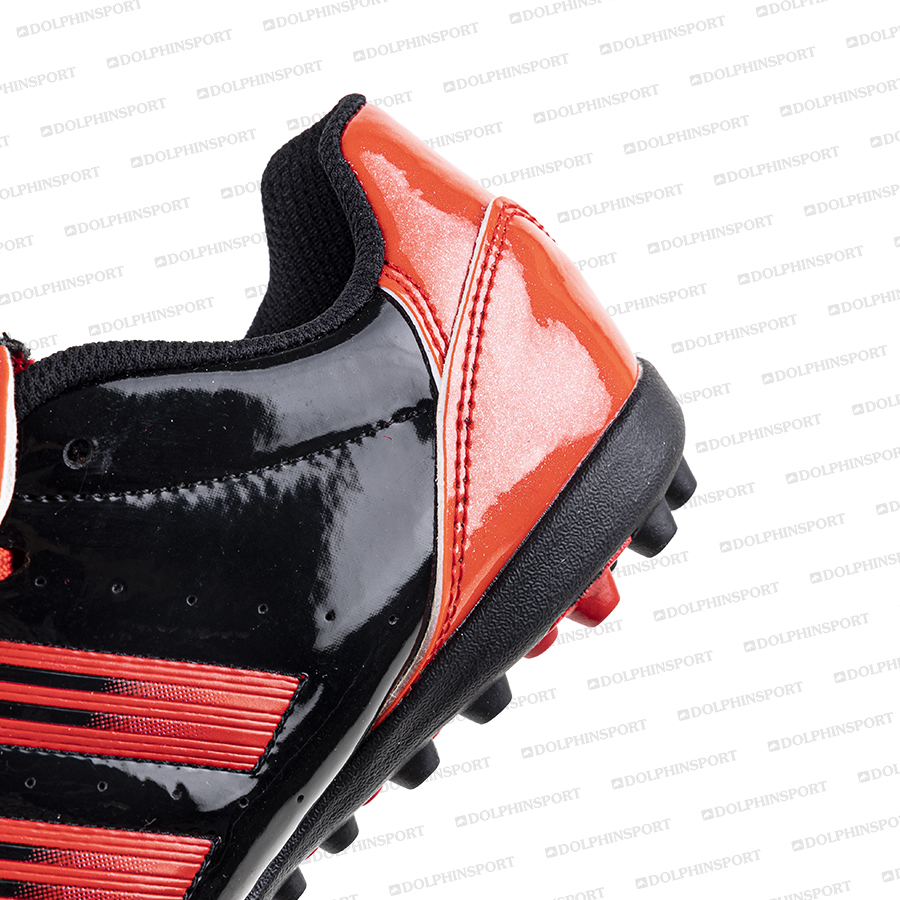 Бутсы футбольные KR-058 черно-красные