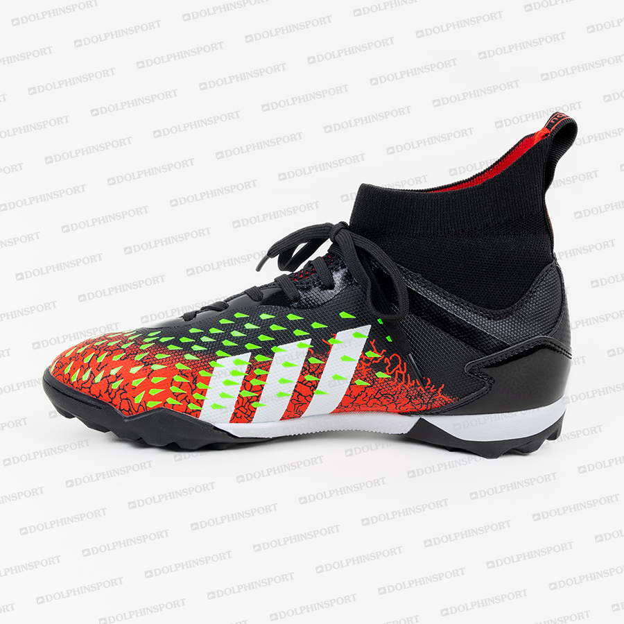 Бутсы футбольные KR-180 черно-красный