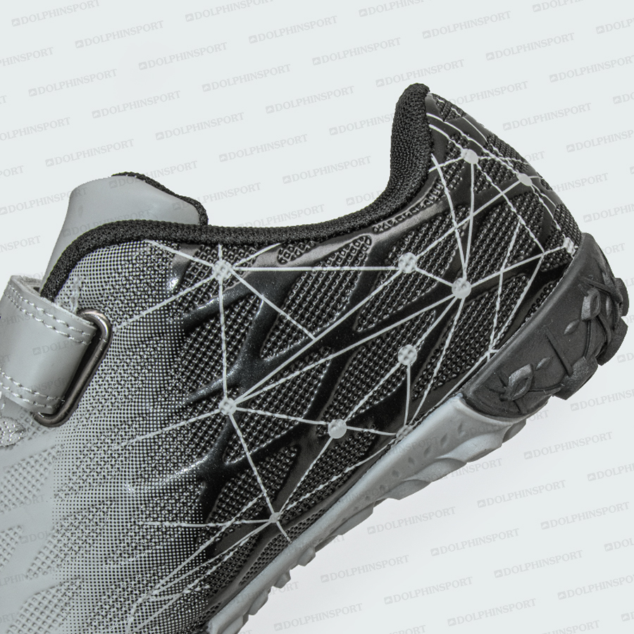 Бутсы футбольные KR-197 черно-серые