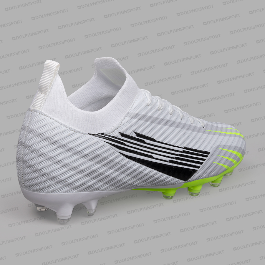 Бутсы футбольные KR-207 бело-зеленые