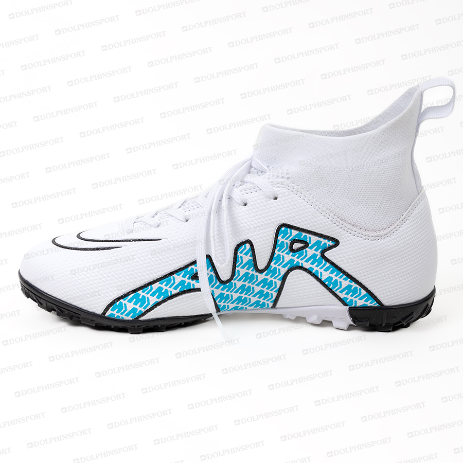 Бутсы футбольные KR-160 бело-синий