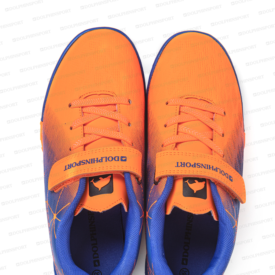 Бутсы футбольные KR-197 сине-оранжевые