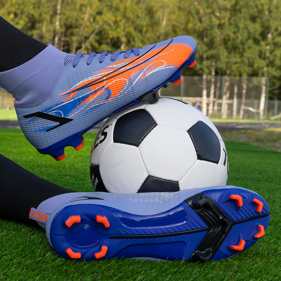 Бутсы футбольные KR-141/2 сиреневый