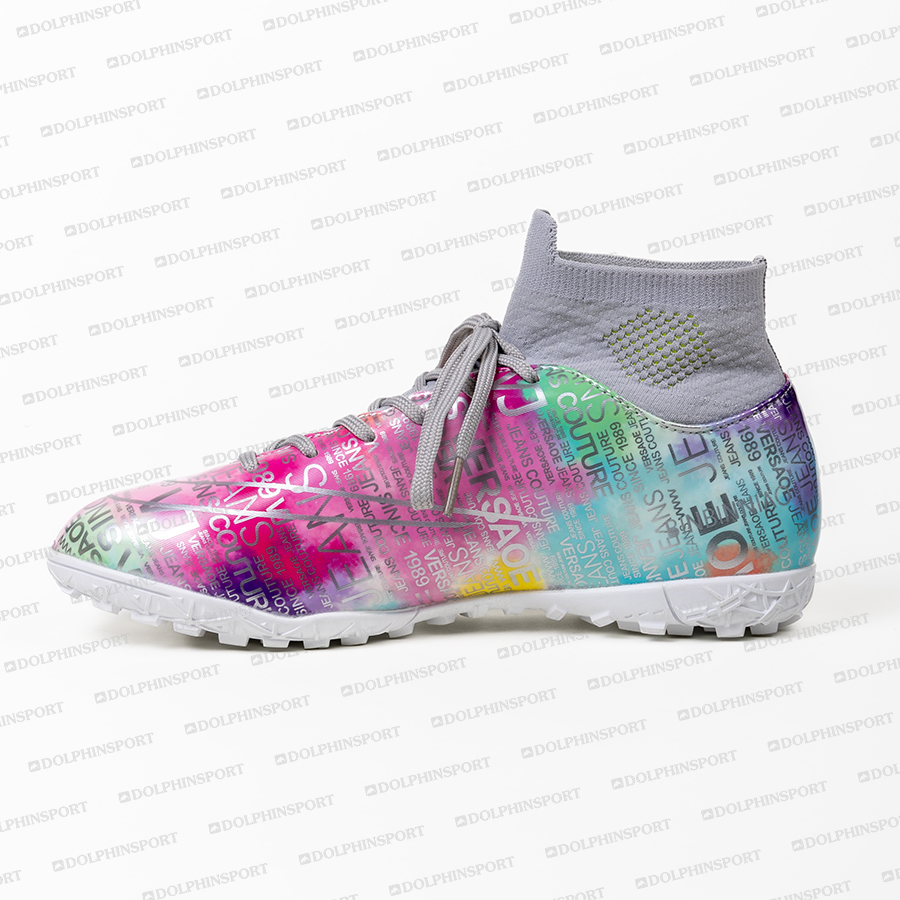 Бутсы футбольные KR-178 черный-белый