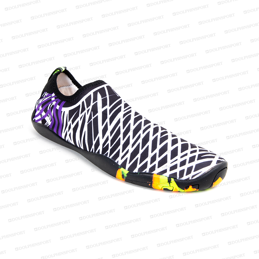 Аквасоки / Аквашуз KR-054 черно-белый