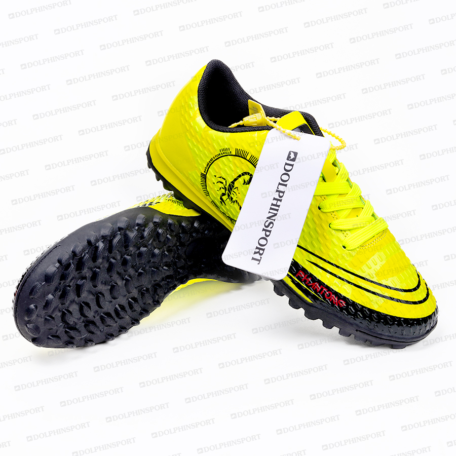 Бутсы футбольные KR-189 желто-зеленый