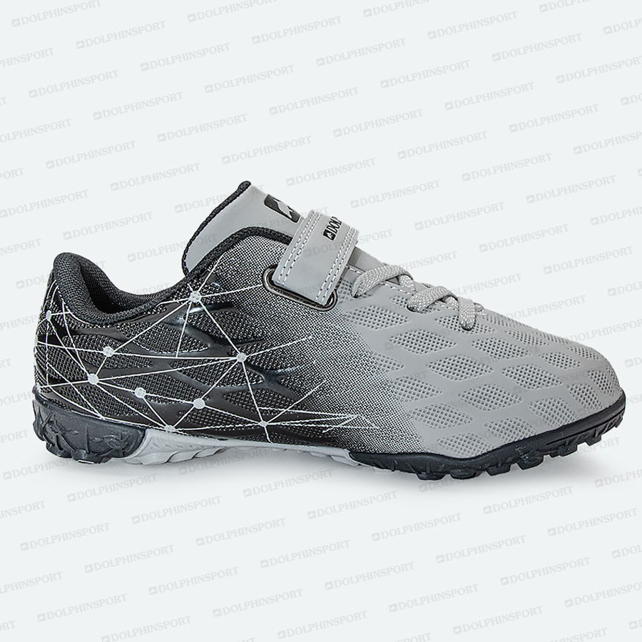 Бутсы футбольные KR-197 черно-серые