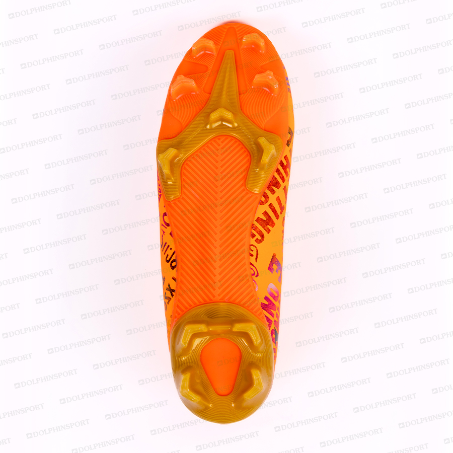 Бутсы футбольные KR-179/2 черный-оранжевый