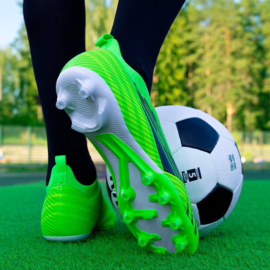 Бутсы футбольные KR-207 зеленые