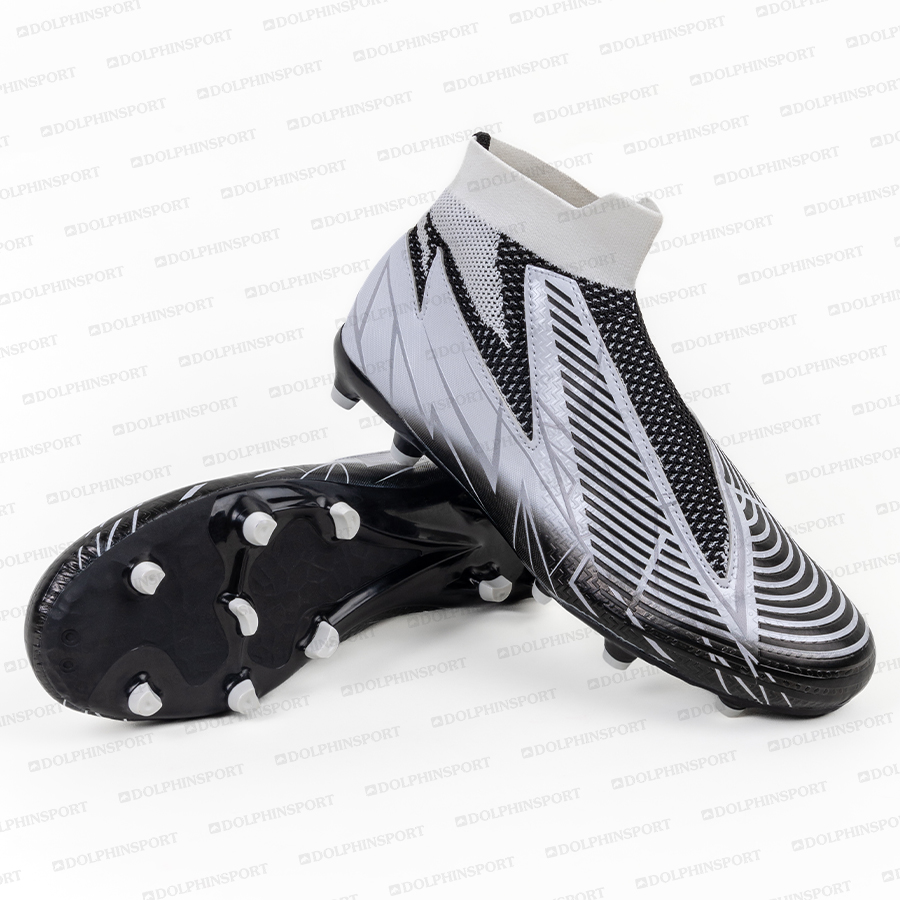 Бутсы футбольные KR-188 бело-черный