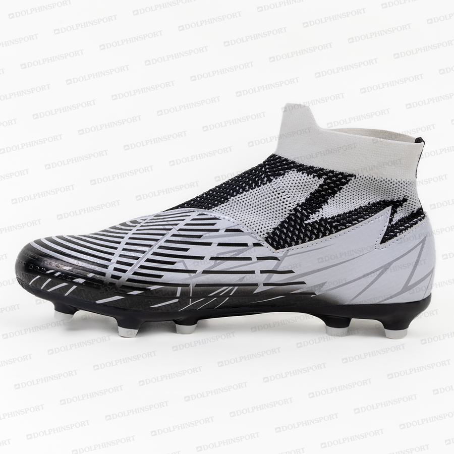 Бутсы футбольные KR-188 бело-черный