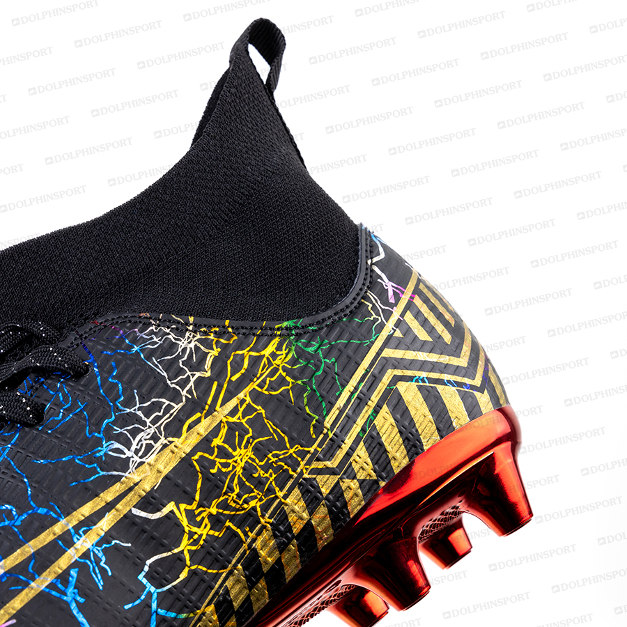 Бутсы футбольные KR-133 черный с золотом