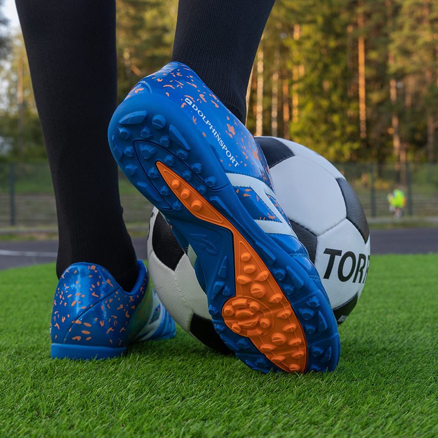 Бутсы футбольные KR-063 синие