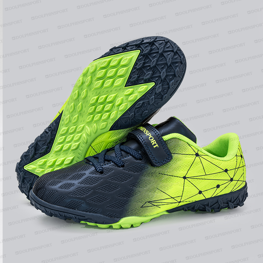 Бутсы футбольные KR-197 сине-зеленые