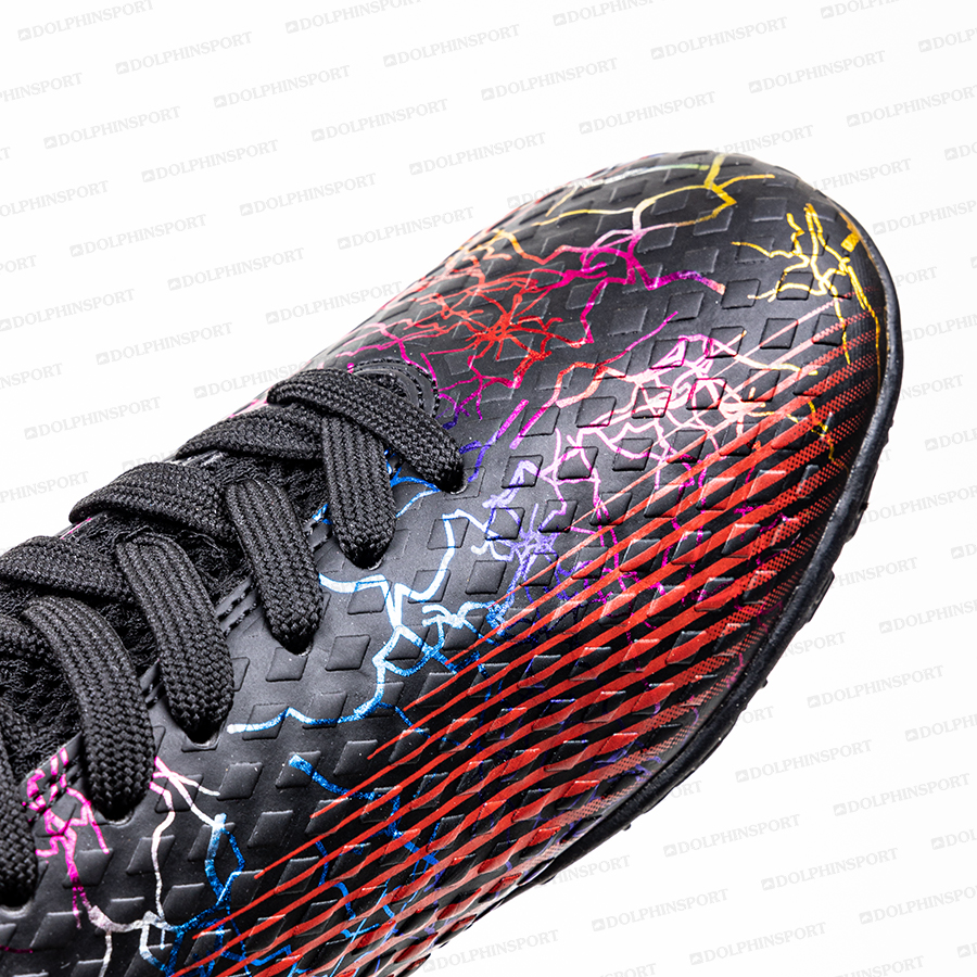 Бутсы футбольные KR-134 черно-красные