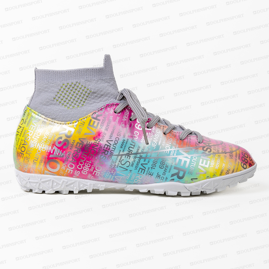 Бутсы футбольные KR-178 черный-белый