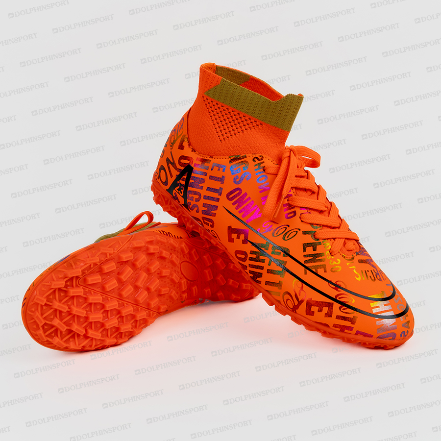 Бутсы футбольные KR-179 оранжевый