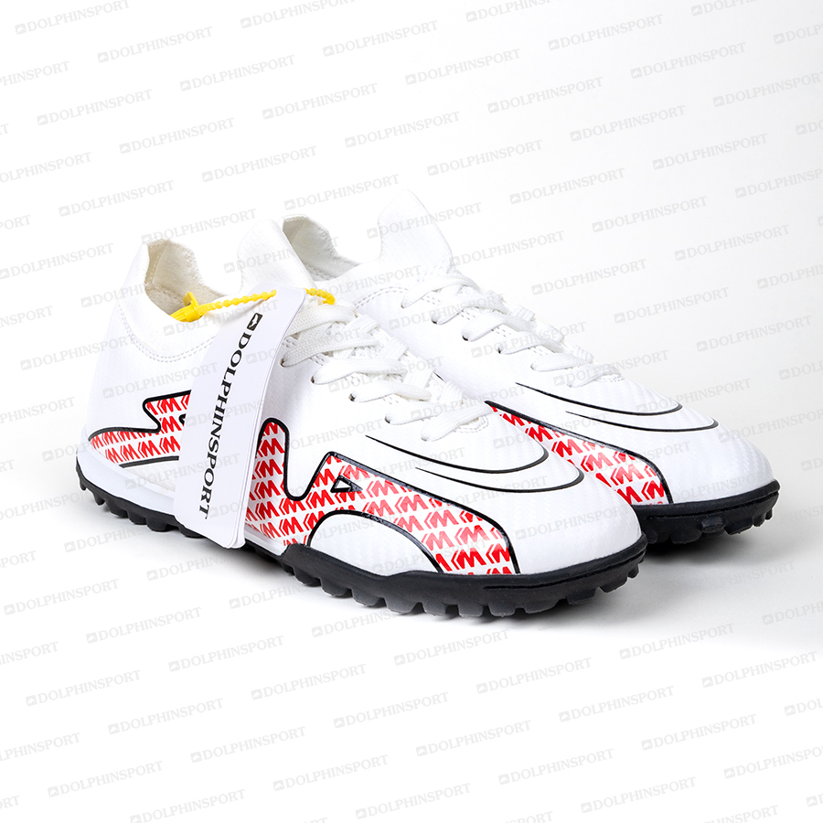 Бутсы футбольные KR-160 бело-красный