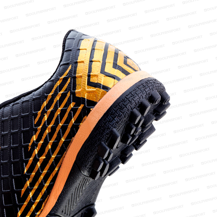 Бутсы футбольные KR-072 черно-золотые