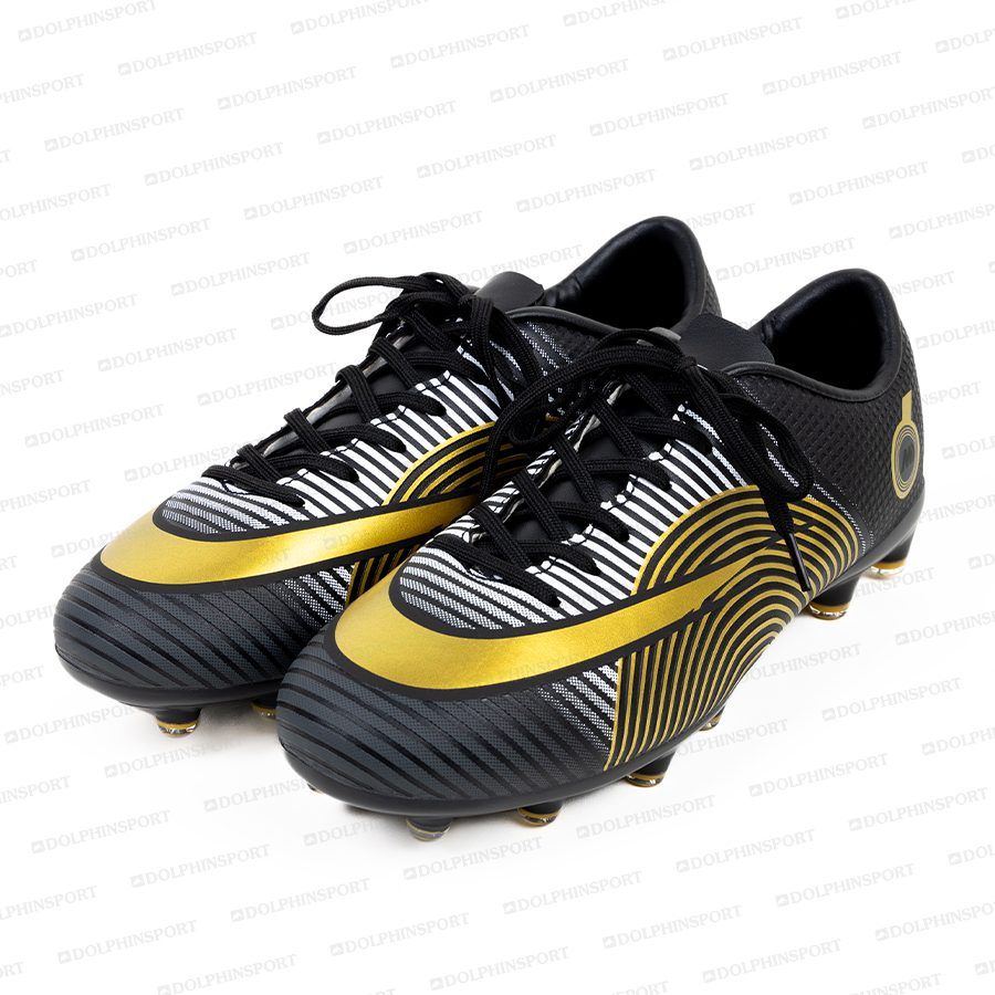 Бутсы футбольные KR-155 черно-золотой