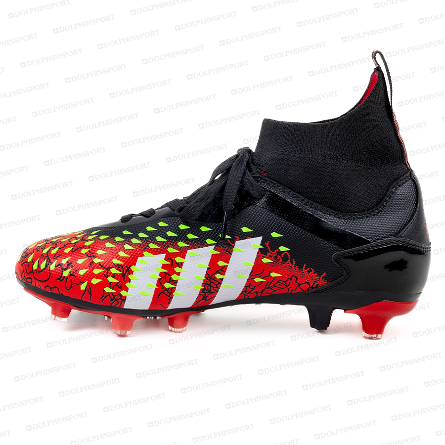 Бутсы футбольные KR-180/2 черно-красные