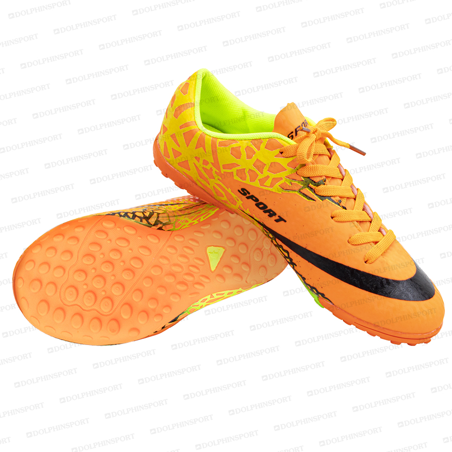 Бутсы футбольные KR-120 оранжевые