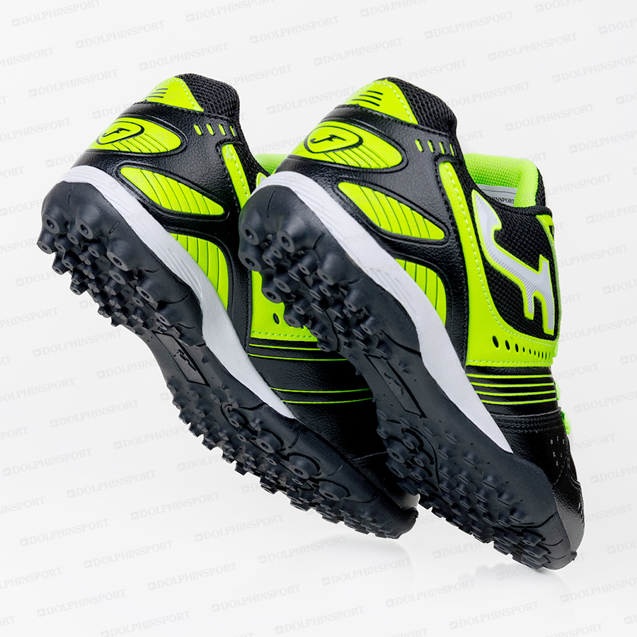 Бутсы футбольные KR-184 черно-зеленый