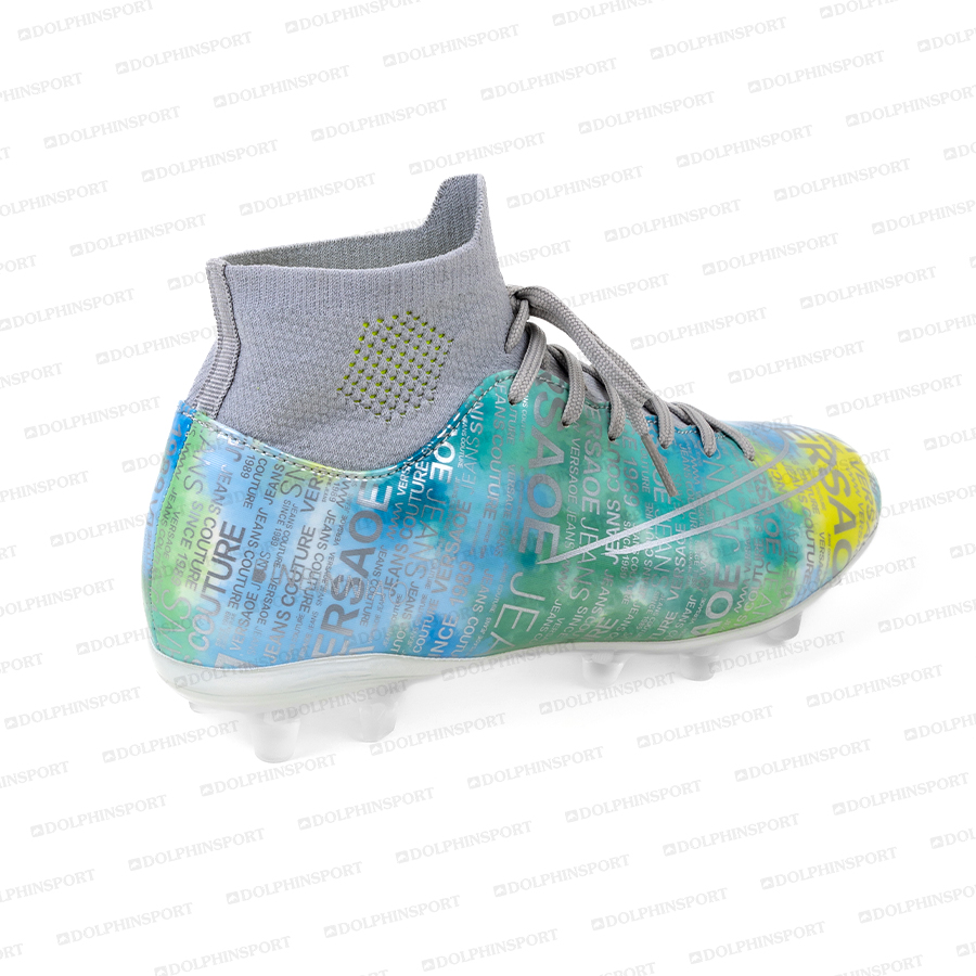 Бутсы футбольные KR-178/2 бело-голубой