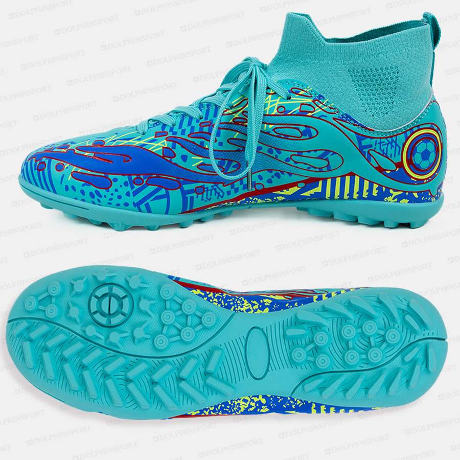 Бутсы футбольные KR-187 бирюзовый