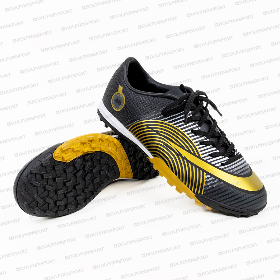 Бутсы футбольные KR-156 черно-золотой