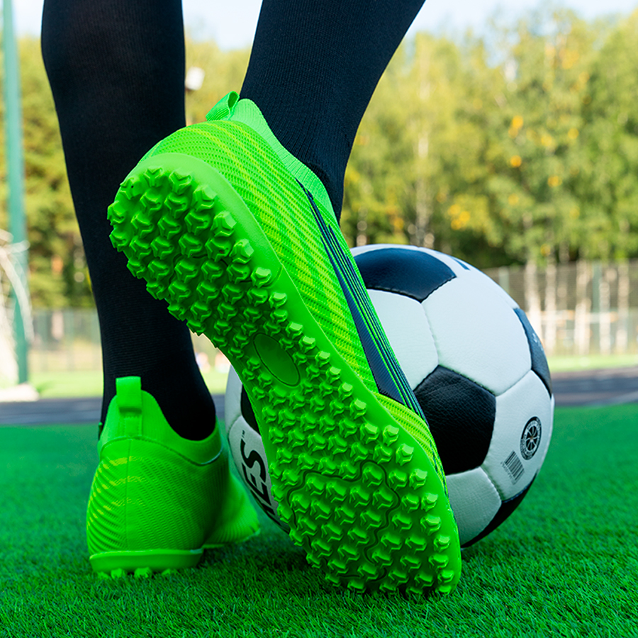 Бутсы футбольные KR-200 зеленые
