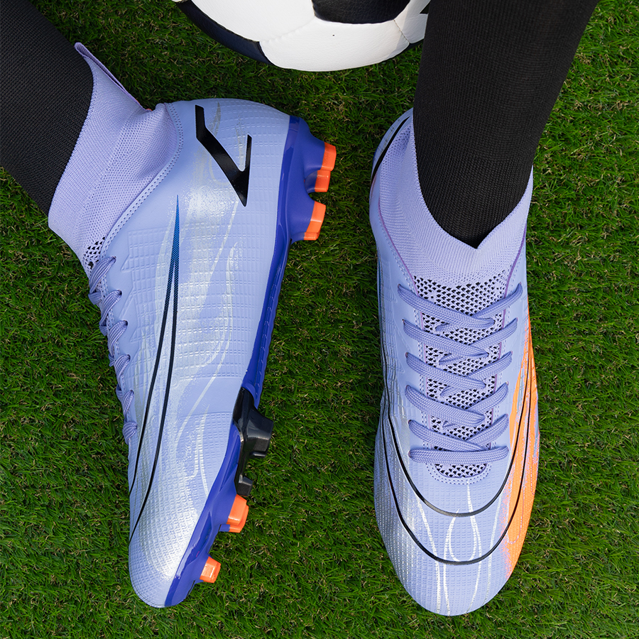 Бутсы футбольные KR-141/2 сиреневый