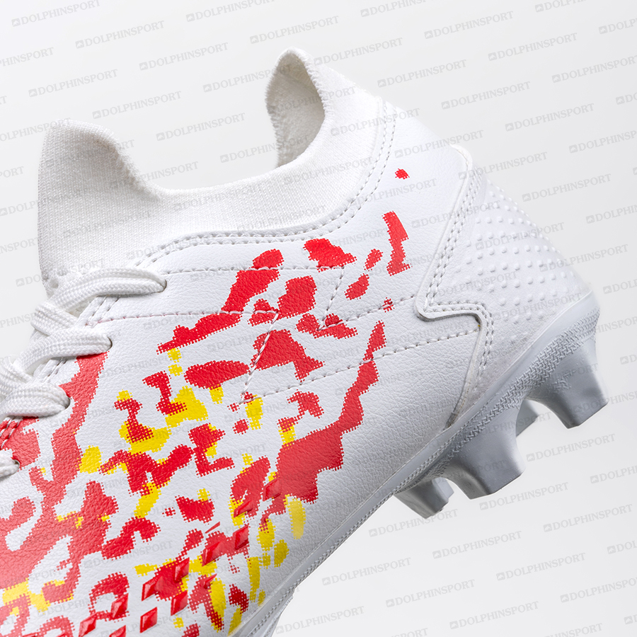 Бутсы футбольные KR-130 бело-красный