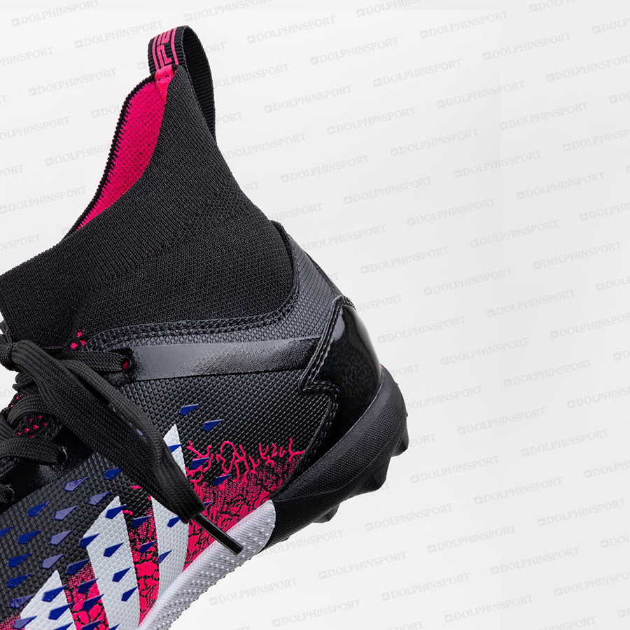 Бутсы футбольные KR-180 черно-розовый