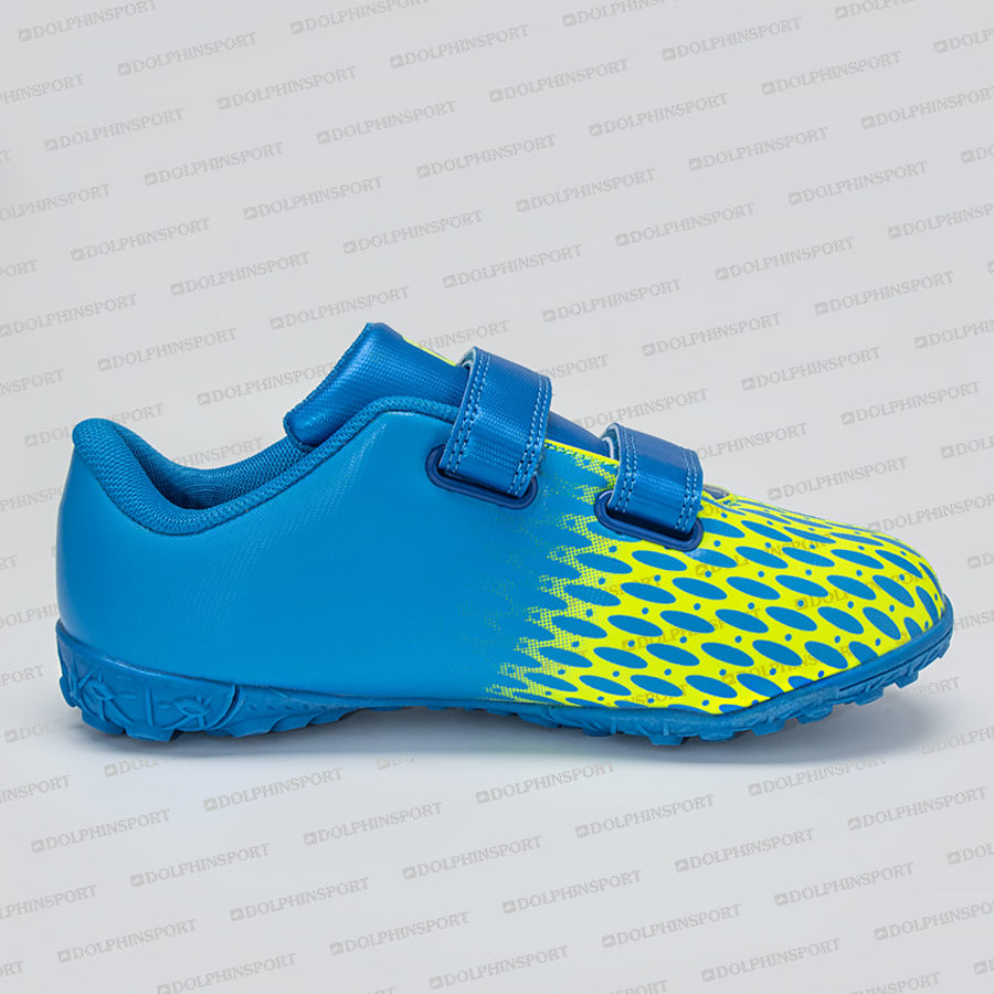 Бутсы футбольные KR-183 сине-зеленый