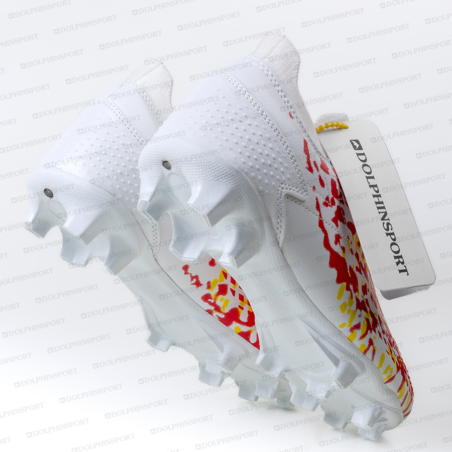 Бутсы футбольные KR-130 бело-красный