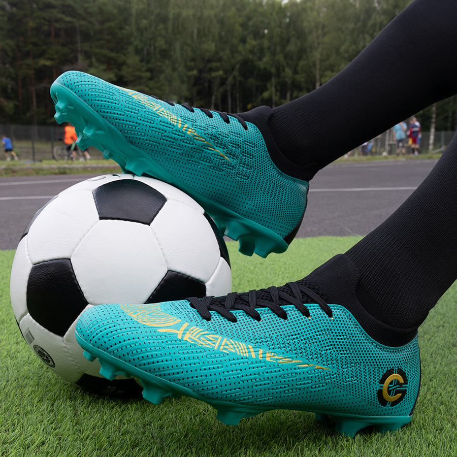 Бутсы футбольные KR-094 бирюзовые