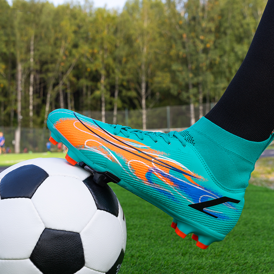 Бутсы футбольные KR-141/2 бирюзовый