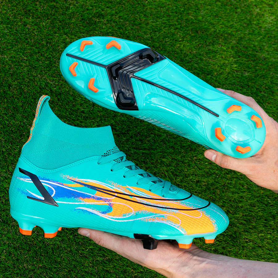 Бутсы футбольные KR-141/2 бирюзовый