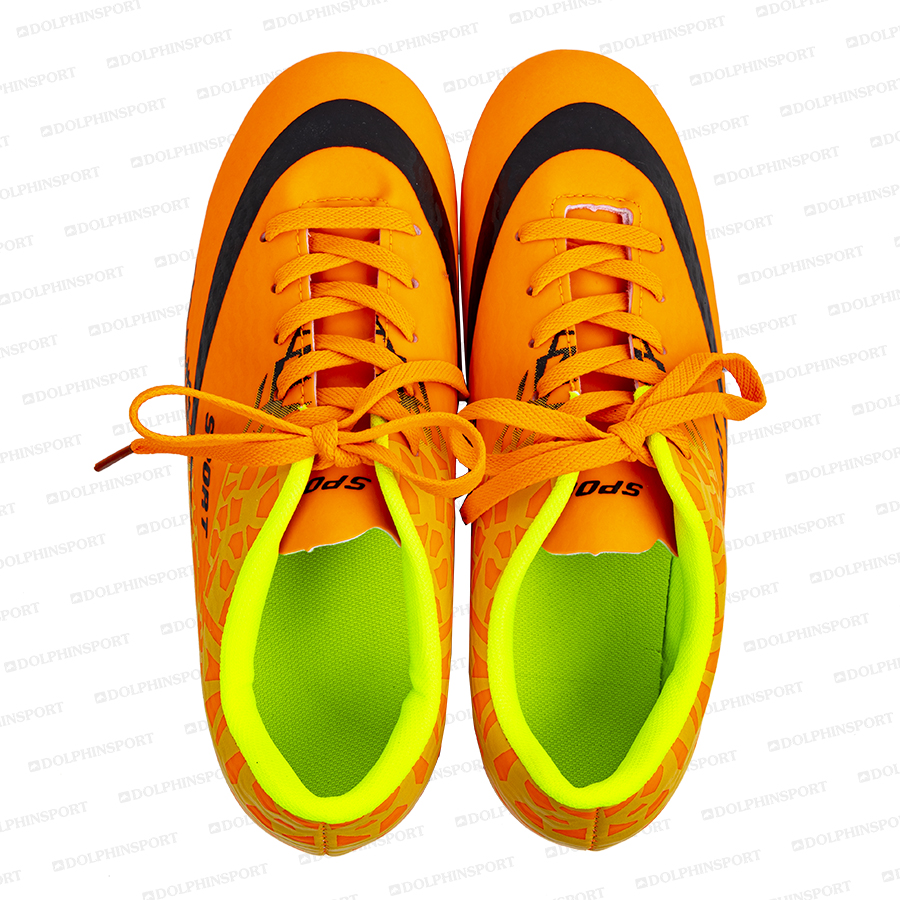 Бутсы футбольные KR-121 оранжевые