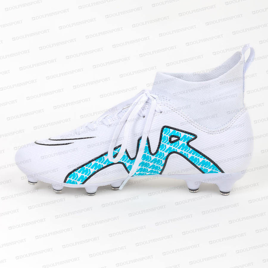 Бутсы футбольные KR-154 бело-синий